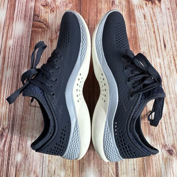 Crocs LITERIDE 360 PACER Womens Size 6 Blue Rubber Athletic Shoes Sneakers EUC - Picture 6 of 10